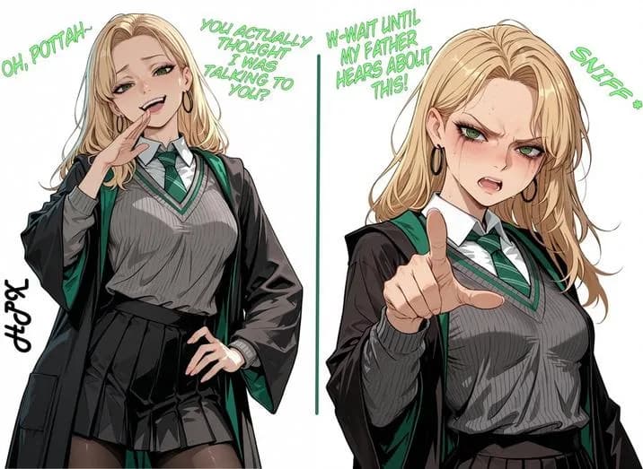 Two Sides of Malfoid: Teasing & Disdain