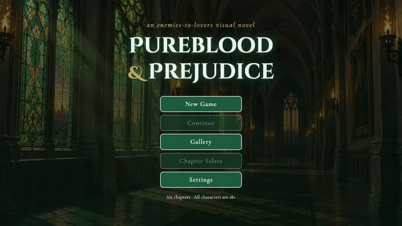 Pure Blood & Prejudice Main Screen Art